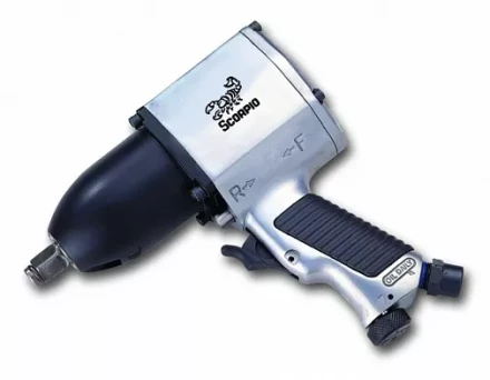 Пневмогайковерт SCORPIO YU-1200P 1/2” 62 кг/м, 2,4 кг, 340 л/мин  New Pin Clutch купить в Надыме