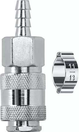 Переходник KRAFTOOL EXPERT QUALITAT для пневмоинструмента, штуцер- быстросъемное соединение мама 06596-08 купить в Надыме