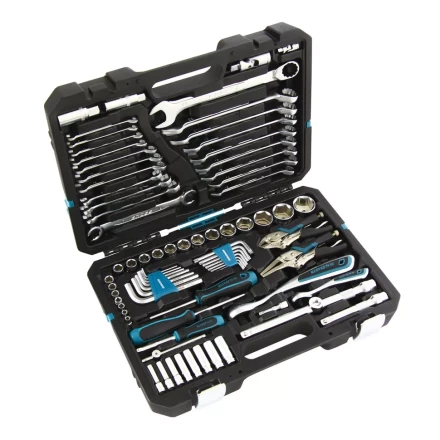 Набор инструментов 78 предметов , 120 зубьев, CrV, 1/4", 1/2" Gross 14148 купить в Надыме