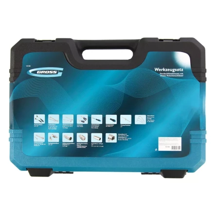 Набор инструментов 78 предметов , 120 зубьев, CrV, 1/4", 1/2" Gross 14148 купить в Надыме