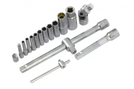 Набор инструментов 78 предметов , 120 зубьев, CrV, 1/4", 1/2" Gross 14148 купить в Надыме