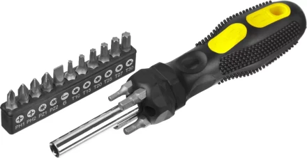 Набор STAYER "MASTER": Отвертка-битодержатель, биты 25мм 15шт, 16 предметов 2545-H5_z01 купить в Надыме