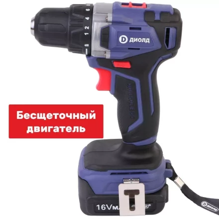 Аккумуляторная дрель-шуруповерт Диолд ДЭА-16Л-08 купить в Надыме