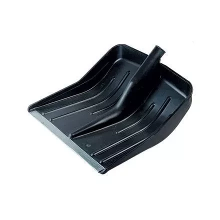 Лопата снеговая 400 х 420 мм без черенка пластмассовая металлическая окантовка  СИБРТЕХ Россия 61430 купить в Надыме