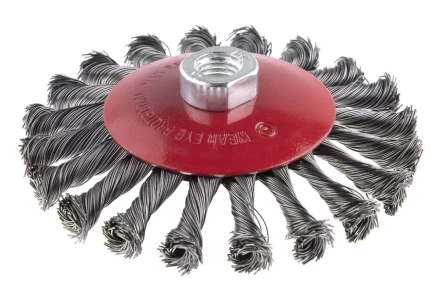 Кордщетка HAMMER тарелка 125мм для УШМ витая сталь (207-113) купить в Надыме