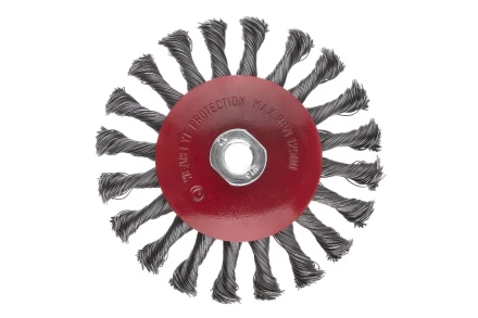 Кордщетка HAMMER тарелка 125мм для УШМ витая сталь (207-113) купить в Надыме