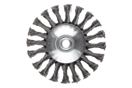 Кордщетка HAMMER тарелка 125мм для УШМ витая сталь (207-113) купить в Надыме