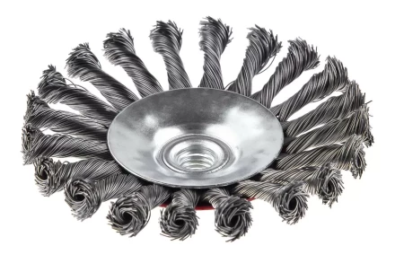 Кордщетка HAMMER тарелка 125мм для УШМ витая сталь (207-113) купить в Надыме