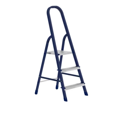 Стремянка 3 ступени стальная оцинкованные ступени СИБРТЕХ 97843 купить в Надыме