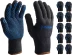ЗУБР МАСТЕР, L-XL, полушерстяные перчатки с точечным ПВХ покрытием, утеплённые, противоскользящие, 7 класс, 10 пар (11462-H10) купить в Надыме