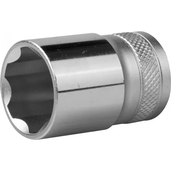 Торцовая головка KRAFTOOL "INDUSTRIE QUALITAT", Cr-V, SUPER-LOCK, хромосатинированная, 1/2", 19 мм 27801-19_z01 купить в Надыме