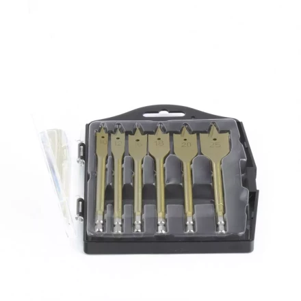 Набор сверл перовых по дереву 10-12-16-18-20-25 мм 6 штук пластик. кейс MATRIX 70445 купить в Надыме
