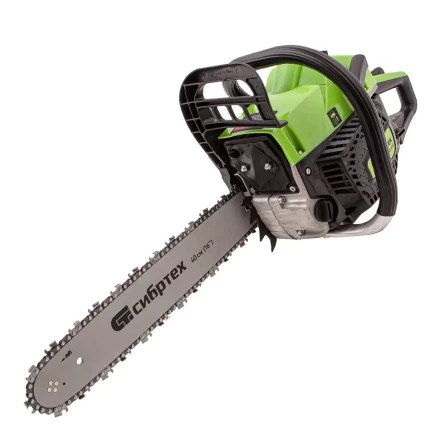 Пила цепная бензиновая БП-4540, 45 см3, шина 40 см, шаг 0.325, паз 1,5 мм, 64 звена Сибртех 95208 купить в Надыме