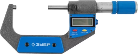 Микрометр ЗУБР "ЭКСПЕРТ" гладкий цифровой, МКЦ 75, диапазон 50-75мм, шаг измерения 0,001мм 34482-75 купить в Надыме