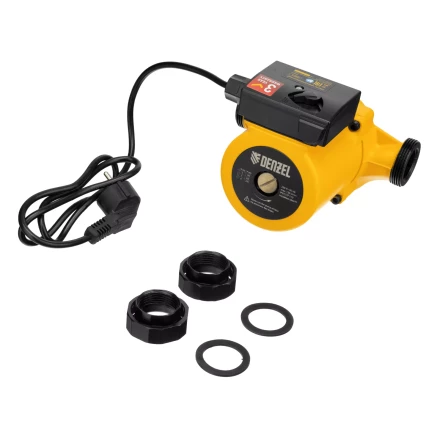 Циркуляционный насос CP25-8, напор 8 м, 130 л/мин, 1 м кабель, монт. длина 180 мм Denzel 99412 купить в Надыме