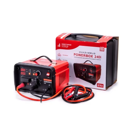 Инверторное пуско-зарядное устройство KVAZARRUS PowerBox 240i, таймер, пластиковый кейс купить в Надыме
