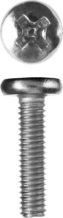 Винт ЗУБР "МАСТЕР" DIN 7985, класс прочности 4.8, оцинкованный, M3x12мм, 5кг 303150-03-012 купить в Надыме