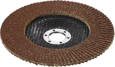 Круг шлифовальный STAYER "PROFI" лепестковый торцевой, зерно-электрокорунд нормальный, тип КЛТ 1, P40, 125х22,2мм 36581-125-040 купить в Надыме