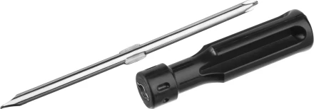 Отвертка СИБИН с двухсторонним стержнем, 2 в1, PH №2 /SL 6мм, 70мм 2516 купить в Надыме