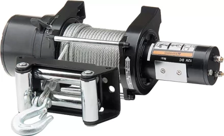 Лебедка автомобильная электрическая 2.2 т 12 В  DENZEL 520405 купить в Надыме