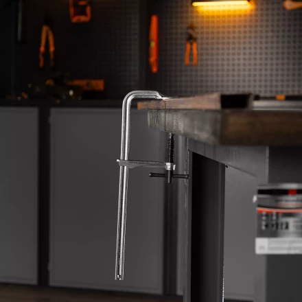 Струбцина F-образная Denzel, 80x300мм, кованая 20466 купить в Надыме