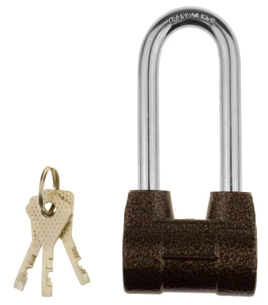 Замок навесной ЗУБР "МАСТЕР" облегченный, дисковый механизм секрета, ключ 7 PIN, удлиненная дужка d-10мм, 60мм 3720-4-01_z01 купить в Надыме