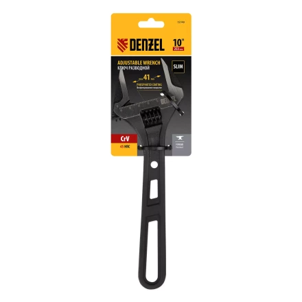 Ключ разводной Denzel 15749, 250 мм, CrV, кованый купить в Надыме