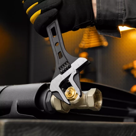 Ключ разводной Denzel 15749, 250 мм, CrV, кованый купить в Надыме