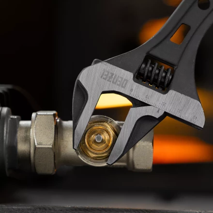 Ключ разводной Denzel 15749, 250 мм, CrV, кованый купить в Надыме