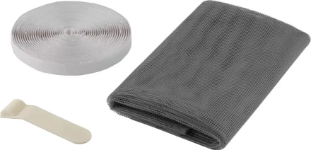 Сетка STAYER "COMFORT" противомоскитная для окна, с крепежной лентой, серая, ПЭТ, 1,1 х 1,3м 12481-11-13 купить в Надыме