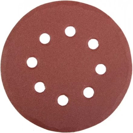 Круг шлифовальный универсальный STAYER "MASTER" из абразивной бумаги на велкро основе, 8 отверстий, Р180, 115мм, 5шт 35450-115-180 купить в Надыме