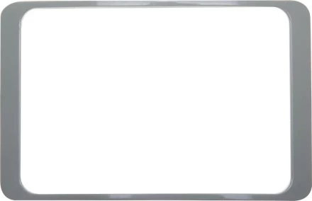 Вставка СВЕТОЗАР "ГАММА" декоративная двойная, цвет серый SV-54174-GR купить в Надыме