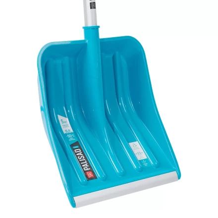 Лопата для уборки снега Palisad 61776, полипропилен, 350х405х1300мм, алюминиевый черенок, ПВХ накладка, LUXE купить в Надыме