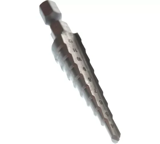 Сверло ступенчатое HSS с прямым желобком, 4-12x65, 1/4" (Makita D-40082) купить в Надыме