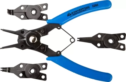 Съемник STAYER "MASTER" стопорных колец, в наборе с 4 насадками 2280 купить в Надыме