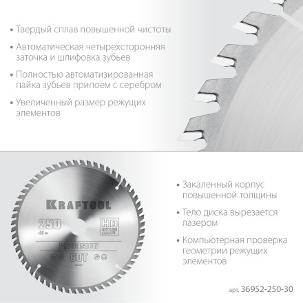 Диск пильный PRECISION, повышенный ресурс 36952-250-30 купить в Надыме