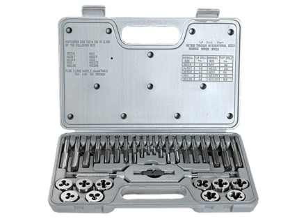 Набор метчиков и плашек М3 - М12 31 предмет MATRIX MASTER 77337 купить в Надыме