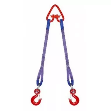 Строп текстильный двухветвевой 2СТ 2.5 т L=5 м SF6 50 мм Звено РТ-3 купить в Надыме