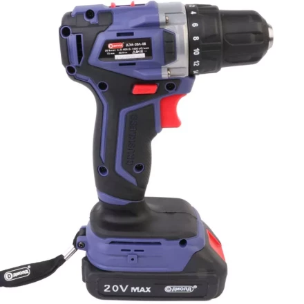 Аккумуляторная дрель-шуруповерт Диолд ДЭА-20Л-08 купить в Надыме