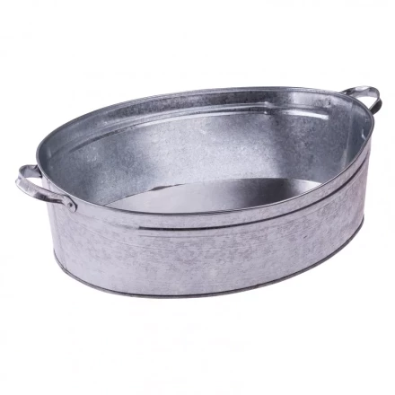 Таз оцинкованный овальный 23 литров Россия 67587 купить в Надыме