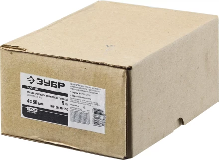 Гвозди ершеные с конической головкой чертеж № 7811-7459 коробка 5 кг серия МАСТЕР купить в Надыме