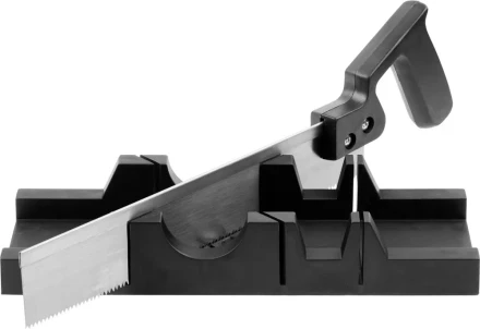 Набор DEXX: Стусло пластмассовое + пила для стусла, для заготовок до 65х35мм, ножовка 300мм 1538-30 купить в Надыме