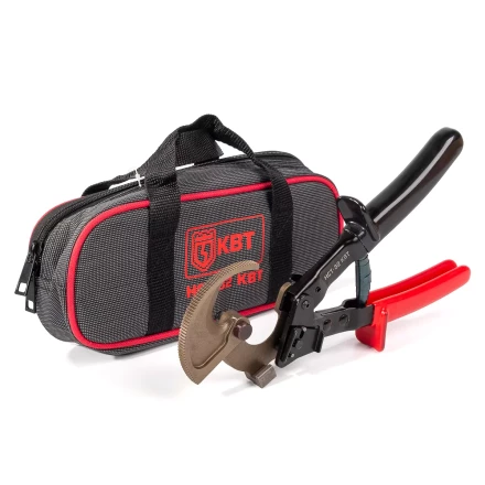 Секторные ножницы КВТ НСТ-32 для резки кабелей до 32 мм, проводов АС со стальным сердечником и прутков из низкоуглеродистой стали (84393) купить в Надыме