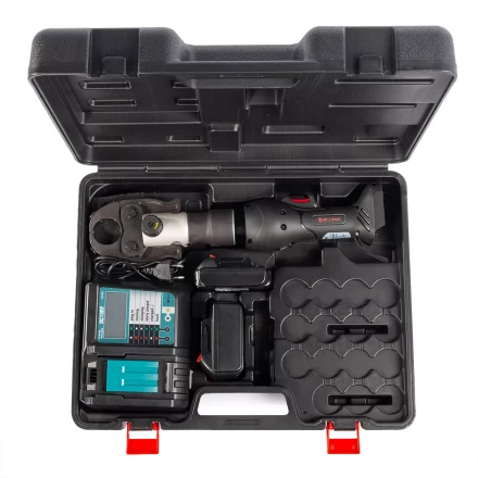 Пресс гидравлический аккумуляторный КВТ ПГРА-СО-32 для монтажа фитингов на трубы PEX, медные и из нержавеющей стали (89617) купить в Надыме