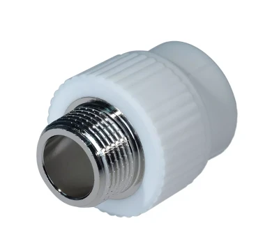 Муфта комб. PP-R НР 20мм х 1/2 бел.(50/200) 45586
