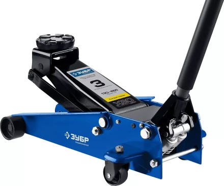 Домкрат гидравлический подкатной X80, 3т, 130-465мм, ЗУБР Профессионал 43050-3 43050-3_z01 купить в Надыме