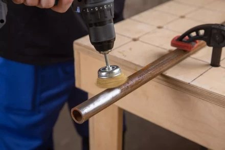 Кордщетка HAMMER чаша 50мм для дрели гофрированная латунированная сталь (207-201) купить в Надыме