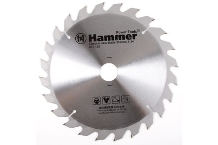 Диск пильный твердосплавный HAMMER Ф250х30мм 24зуб. купить в Надыме