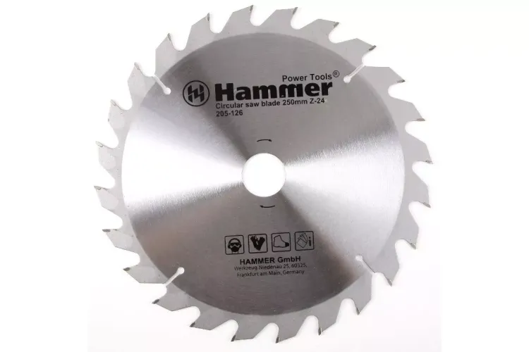 Диск пильный твердосплавный HAMMER Ф250х30мм 24зуб. купить в Надыме