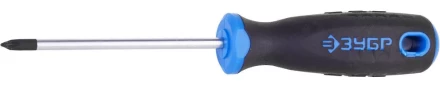 Отвертка ЗУБР "ПРОФИ" хромованадиевая сталь, двухкомпонентная рукоятка, магнит наконечник, PH1x100мм 25232-1-100_z01 купить в Надыме